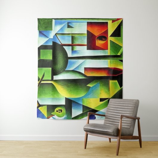 Abstrakte Blätter Wandteppich (Beispiel)