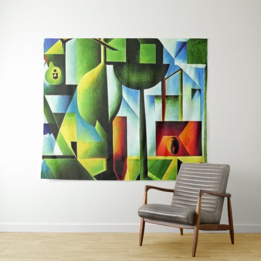 Abstrakte Blätter Wandteppich (Beispiel (Horizontal))