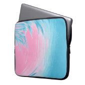 ABSTRAKTE BLAU- UND PINKBILDUNG 2 LAPTOPSCHUTZHÜLLE (Vorderseite Links)