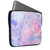 ABSTRAKTE BLAU- UND WEISSBILDUNG 5 LAPTOPSCHUTZHÜLLE (Vorne Rechts)