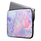 ABSTRAKTE BLAU- UND WEISSBILDUNG 5 LAPTOPSCHUTZHÜLLE (Vorderseite Links)