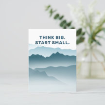 Abstrakte blaue Berge Landschaft Inspirierend Ange