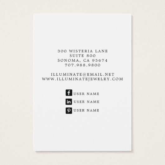 Abstrakte blaue Berge mit Werbekarten (Rückseite)