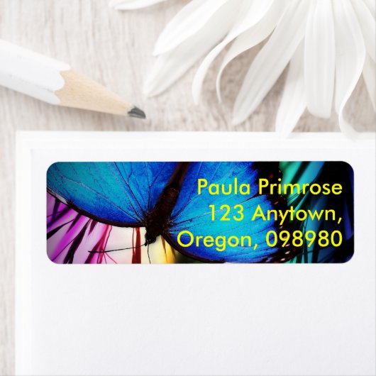 Abstrakte blaue Butterfly-Nuptien (Insitu)