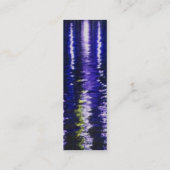 Abstrakte blaue dünne Karte (Rückseite)