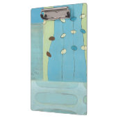 Abstrakte Blaue Eierparade Klemmbrett (Links)