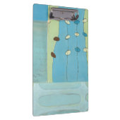 Abstrakte Blaue Eierparade Klemmbrett (Rechts)