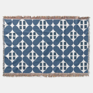 Abstrakte blaue geometrische Formen Decke