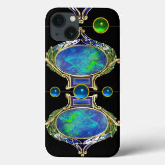 ABSTRAKTE BLAUE GRÜNE OPALE WIRKUNG MIT GEMSTONES Case-Mate iPhone HÜLLE