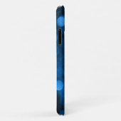 Abstrakte blaue Kreise mit anfänglichen Case-Mate iPhone Hülle (Hinten/Rechts)