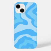 abstrakte blaue Kunst Case-Mate iPhone Hülle (Rückseite)