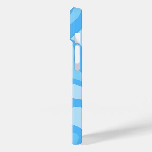 abstrakte blaue Kunst Case-Mate iPhone Hülle (Rückseite / Links)