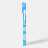 abstrakte blaue Kunst Case-Mate iPhone Hülle (Rückseite / Links)