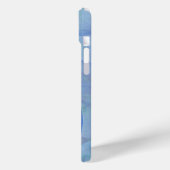 abstrakte blaue Kunst Case-Mate iPhone Hülle (Rückseite / Links)