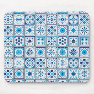 Abstrakte Blaue Kunst Mousepad