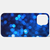 Abstrakte blaue Leuchtpunkte Case-Mate iPhone Hülle (Hinten (horizontal))