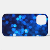 Abstrakte blaue Leuchtpunkte Case-Mate iPhone Hülle (Rückseite (Horizontal))