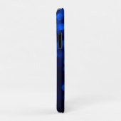 Abstrakte blaue Leuchtpunkte Case-Mate iPhone Hülle (Hinten/Rechts)