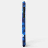 Abstrakte blaue Leuchtpunkte Case-Mate iPhone Hülle (Hinten/Links)