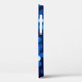 Abstrakte blaue Leuchtpunkte Case-Mate iPhone Hülle (Rückseite / Links)