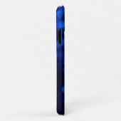 Abstrakte blaue Leuchtpunkte Case-Mate iPhone Hülle (Hinten/Rechts)