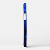 Abstrakte blaue Leuchtpunkte Case-Mate iPhone Hülle (Rückseite / Rechts)