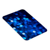Abstrakte blaue Leuchtpunkte Magnet (Rechte Seite)