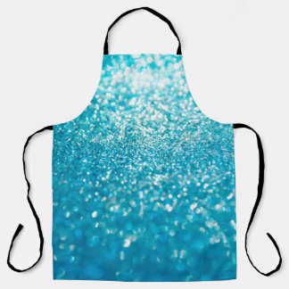 Abstrakte blaue Lichter im Hintergrund Schürze