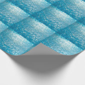 Abstrakte blaue Lichter, künstlerischer Hintergrun Geschenkpapier (Ecke)