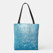 Abstrakte blaue Lichter, künstlerischer Hintergrun Tasche (Rückseite)