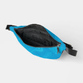Abstrakte Blaue Marmor-Personalisierte HP-Hülle Bauchtasche (Offen)