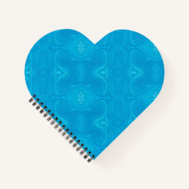 Abstrakte Blaue Marmor-Personalisierte HP-Hülle Notizblock