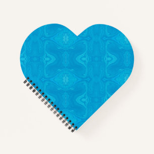 Abstrakte Blaue Marmor-Personalisierte HP-Hülle Notizblock