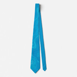 Abstrakte Blaue Marmor Personalisierte  Krawatte