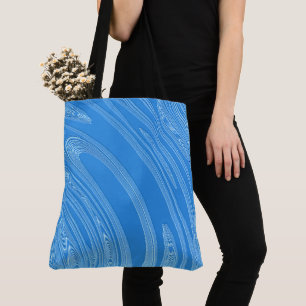 abstrakte blaue metallische Beschaffenheit Tasche
