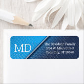 Abstrakte blaue Oberfläche (Insitu)