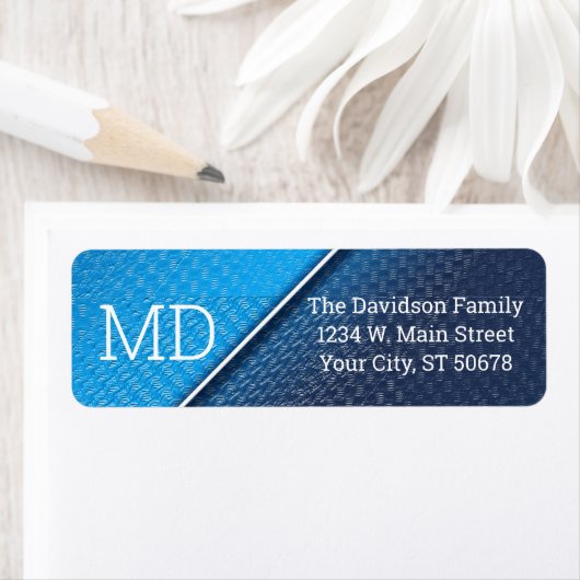 Abstrakte blaue Oberfläche (Insitu)