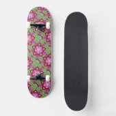 ABSTRAKTE BLAUE PINK LILA STARTEN SKATEBOARD (Vorderseite)