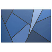 Abstrakte blaue Polygon-geometrisches Form-Gewebe Stoff (Fat Quarter (45,7 x 55,9 cm))