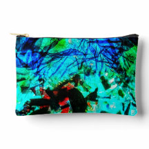 Abstrakte blaue Schnittbeutel, schöne blaue Tasche