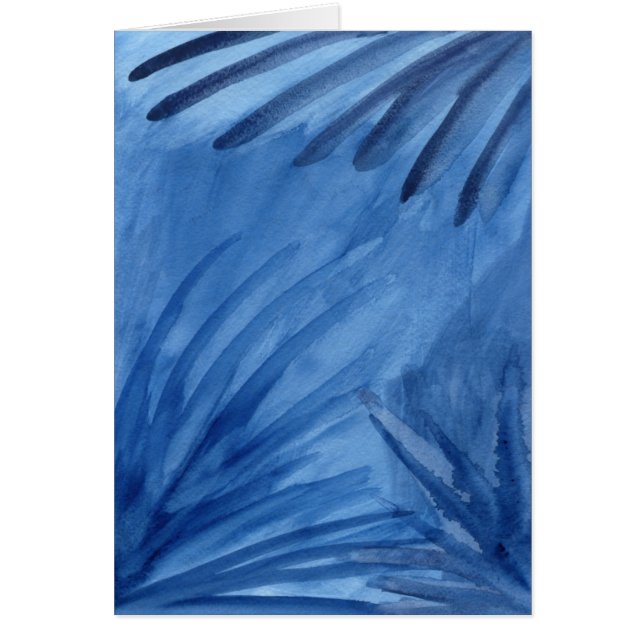 Abstrakte blaue Strahlen machen Ihre eigene (Vorne)