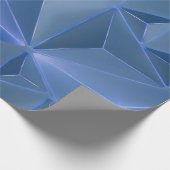 Abstrakte blaue Tapete Geschenkpapier (Ecke)