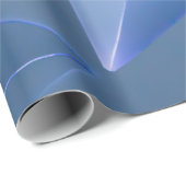Abstrakte blaue Tapete Geschenkpapier (Rolleneckpunkt)