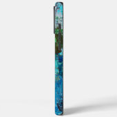 Abstrakte blaue und grüne Texturlandschaft Case-Mate iPhone Hülle (Rückseite / Links)