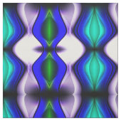 Abstrakte blaue und grüne Waves Stoff (Muster)