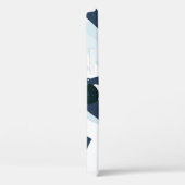 Abstrakte blaue und marinebürste Pinselstriche Case-Mate iPhone Hülle (Rückseite / Rechts)