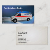 Abstrakte blaue visitenkarte (Vorne/Hinten)