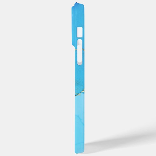 ABSTRAKTE BLAUE WASSERFARBE PERSONALISIERT Case-Mate iPhone HÜLLE (Rückseite / Links)
