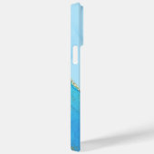 ABSTRAKTE BLAUE WASSERFARBE PERSONALISIERT Case-Mate iPhone HÜLLE (Rückseite / Rechts)