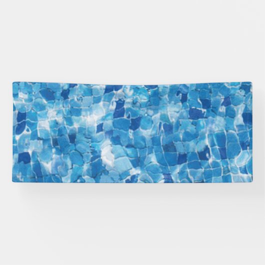 Abstrakte blaue Wasseroberfläche Banner (Horizontal)